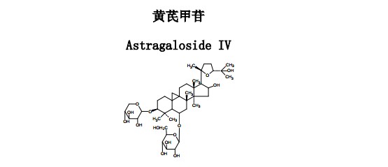 黄芪甲苷中药化学对照品分子结构图