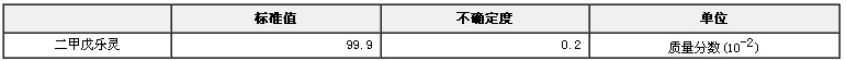 二甲戊乐灵农药纯度标准物质