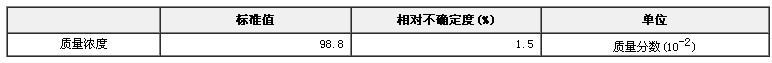 甘氨酸纯度标准物质