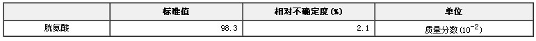 胱氨酸纯度标准物质