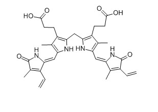 胆红素对照品分子结构图