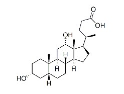 去氧胆酸对照品分子结构图