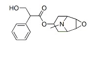 东莨菪碱对照品分子结构图