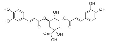 异绿原酸A对照品分子结构图