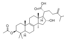 茯苓酸对照品分子结构图