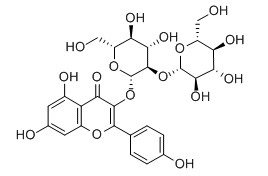 山奈酚-3-O-β-D-槐糖苷对照品