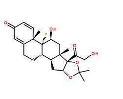 曲安奈德CAS号：76-25-5分子结构图