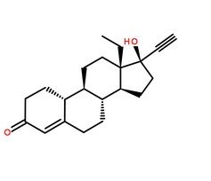 左炔诺孕酮CAS号：797-63-7分子结构图