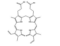 胆红素CAS号：635-65-4分子结构图