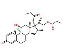 丙酸倍氯米松分子结构图