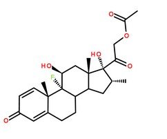 醋酸地塞米松分子结构图