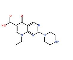 吡哌酸分子结构图