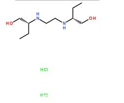 盐酸乙胺丁醇CAS号：1070-11-7分子结构图