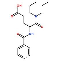 丙谷胺分子结构图