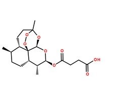 青蒿琥酯分子结构图