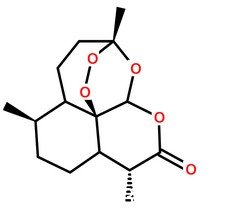 青蒿素分子结构图