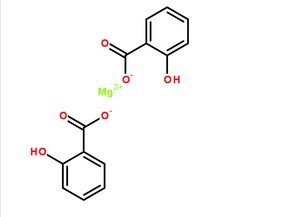 水杨酸镁分子结构图
