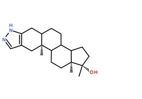 司坦唑醇分子结构图
