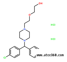 盐酸羟嗪分子结构图