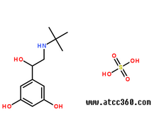 硫酸特布他林分子结构图