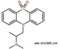 盐酸二氧丙嗪分子结构图