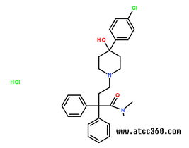 盐酸洛哌丁胺分子结构图