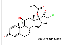 丙酸氯倍他索分子结构图