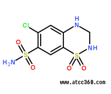 氢氯噻嗪分子结构图