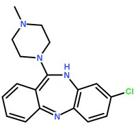氯氮平分子结构图
