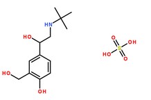 硫酸沙丁胺醇分子结构图