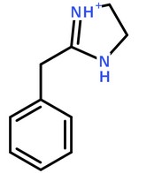 苯甲唑啉盐酸盐分子结构图