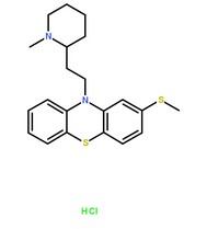 盐酸硫利达嗪分子结构图