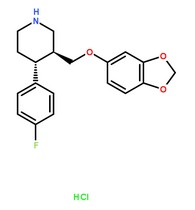 盐酸帕罗西汀分子结构图