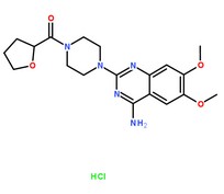 盐酸特拉唑嗪分子结构图
