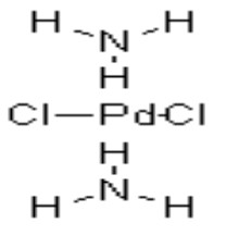 顺铂分子结构图