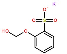 愈创木酚磺酸钾分子结构图