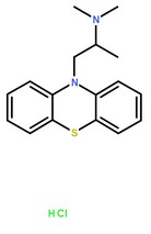 盐酸异丙嗪分子结构图