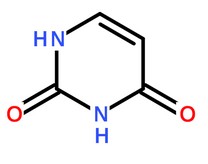 尿嘧啶分子结构图