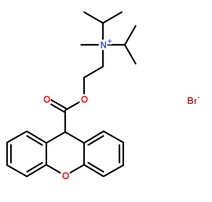 溴丙胺太林分子结构图