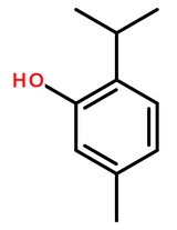 百里香酚分子结构图