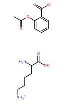 赖氨匹林分子结构图