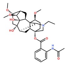 高乌甲素分子结构图
