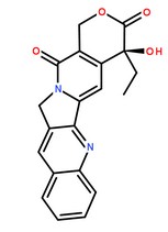 喜树碱分子结构图