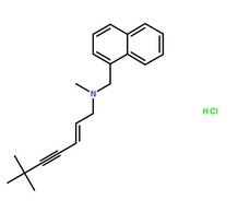 盐酸特比萘芬分子结构图