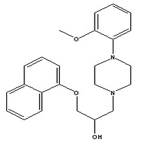 萘哌地尔分子结构图