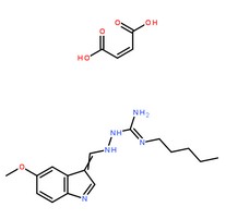 马来酸替加色罗分子结构图