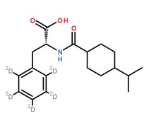 那格列奈分子结构图