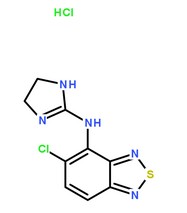 盐酸替扎尼定分子结构图