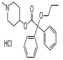 盐酸丙哌维林分子结构图