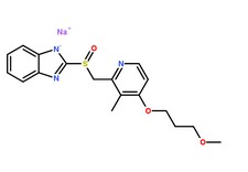 雷贝拉唑钠分子结构图